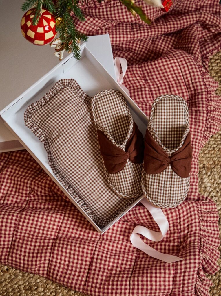 Junior Magazine Cosy Up In Chocolate Set – Slippers and Hottie, £89, If Only If