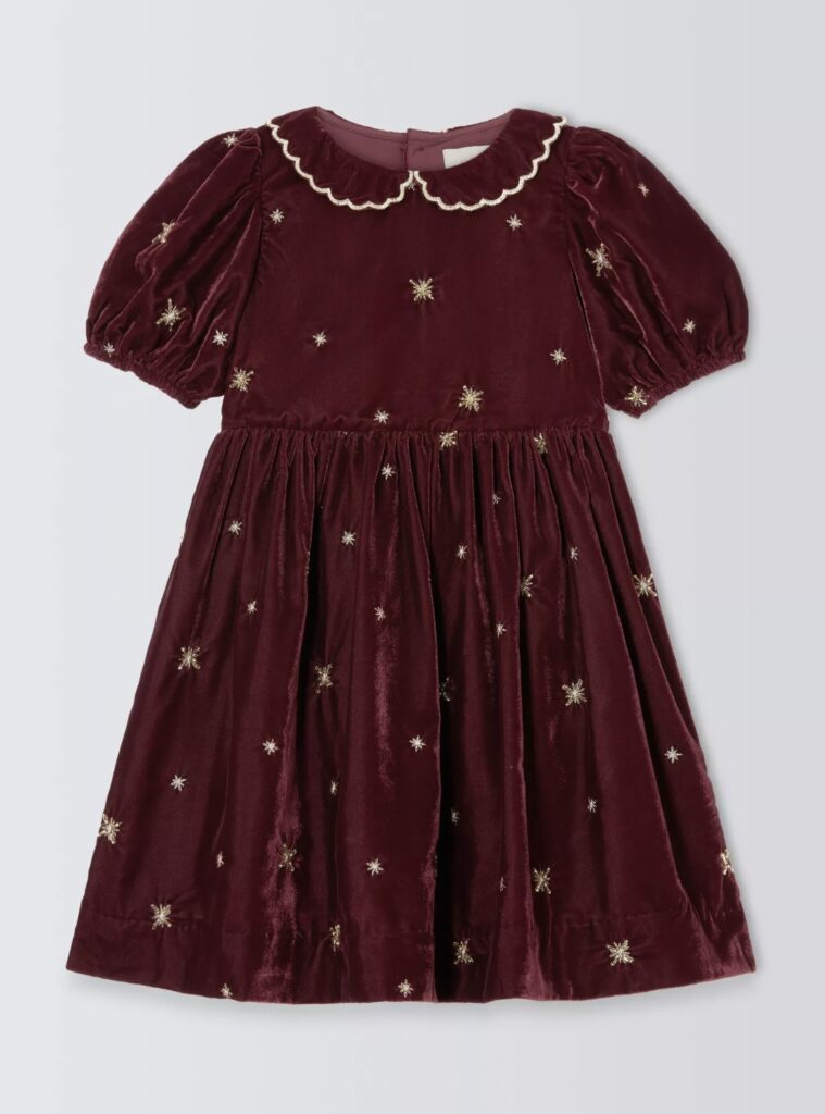 Junior Magazine John Lewis Heirloom Collection, Velvet Party Dress, from £50, 3-13yrs, John Lewis