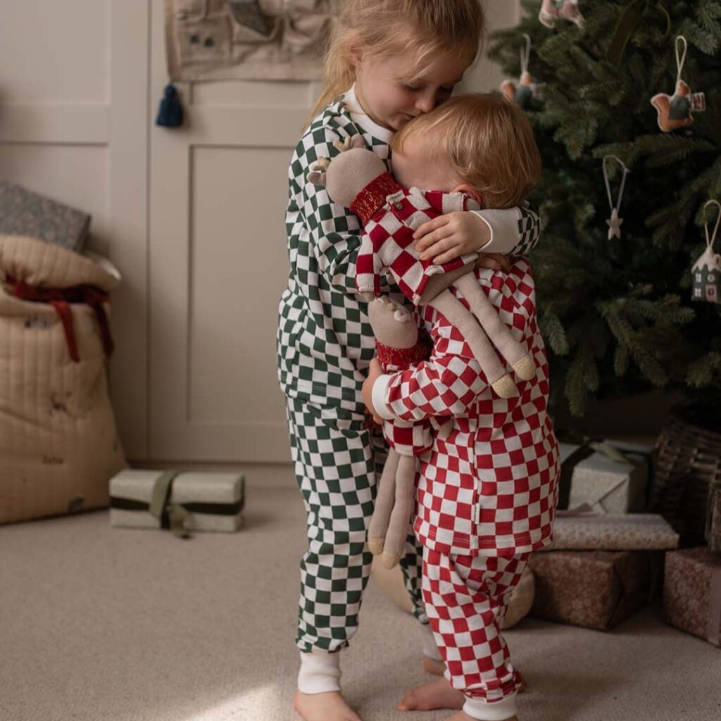 Junior Magazine Matching Siblings Pyjamas, £32, Avery Row