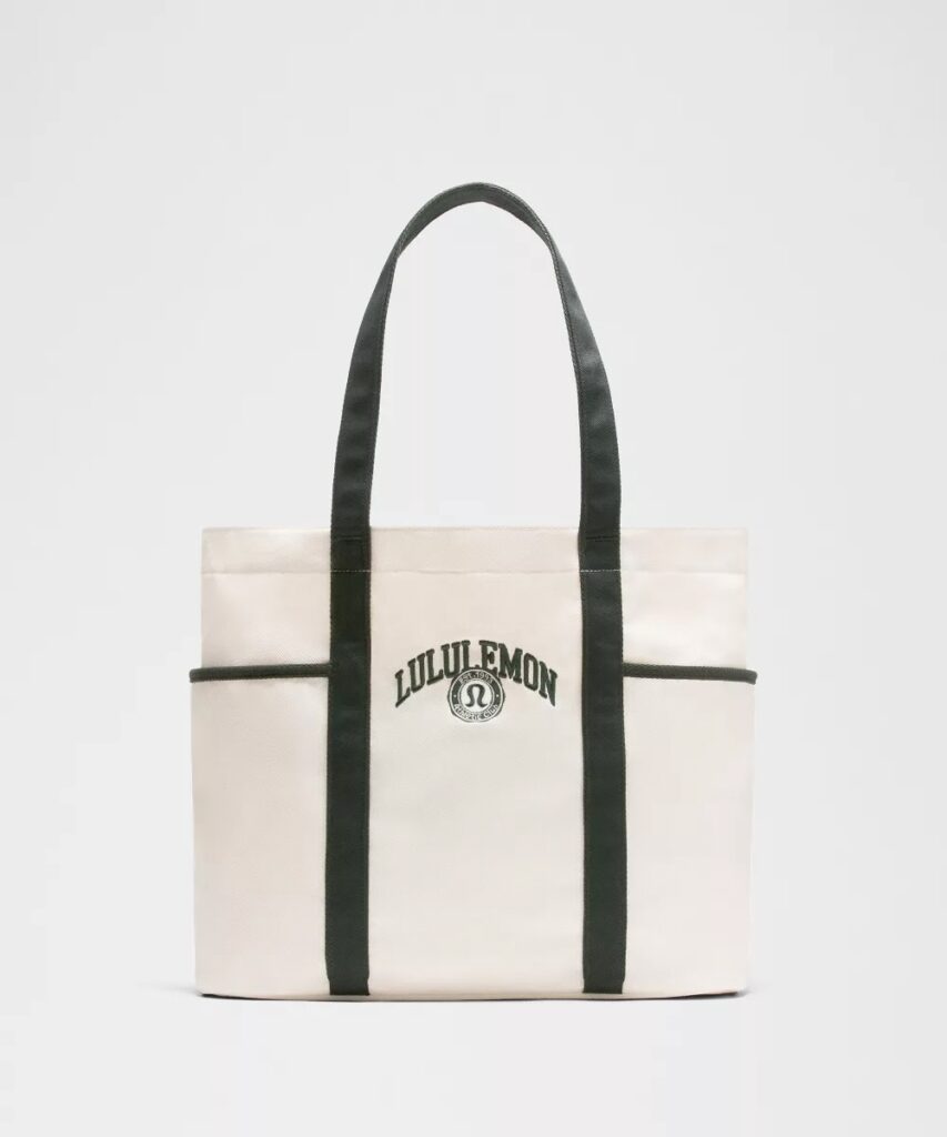 Junior Magazine Daily Multi-Pocket Canvas  Collegiate Tote Bag, £58, Lululemon