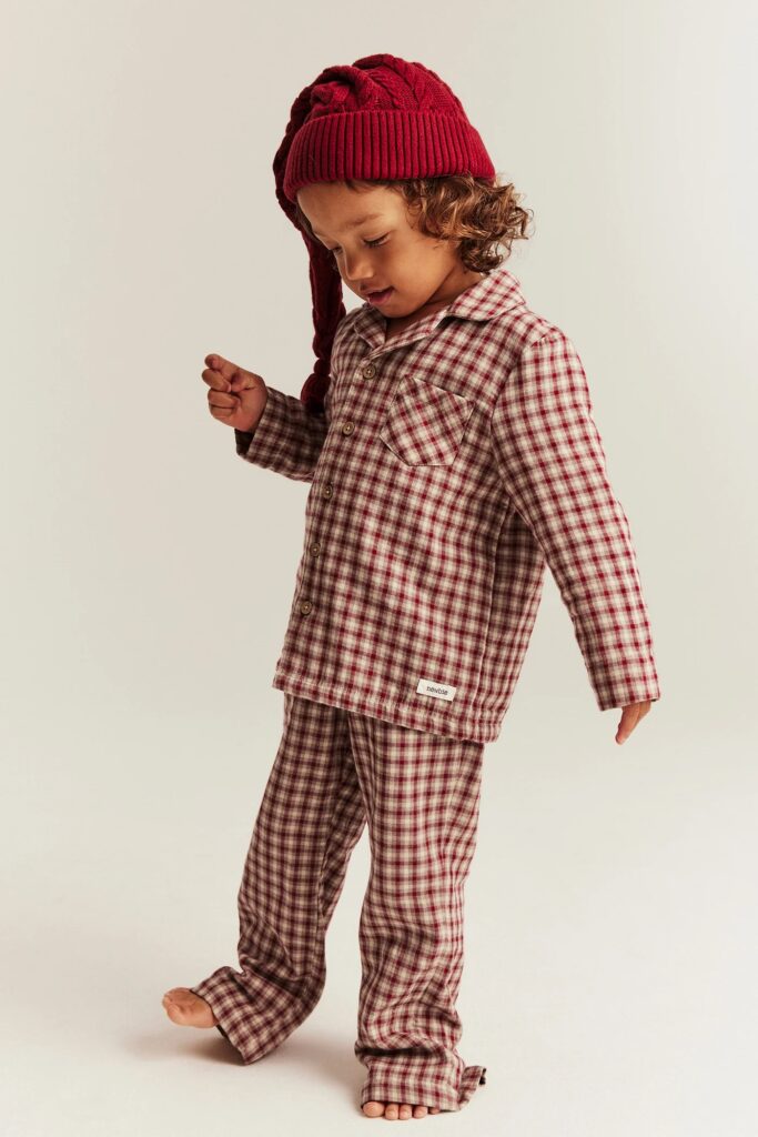 Junior Magazine Baby and Kids Red Checked Pyjamas, £40, Newbie