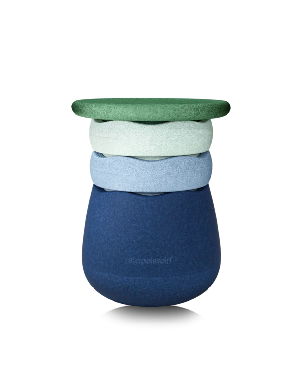 Junior Magazine Stapelstein Dynamic All Set in Waters & Greens, £154.95 Scandiborn