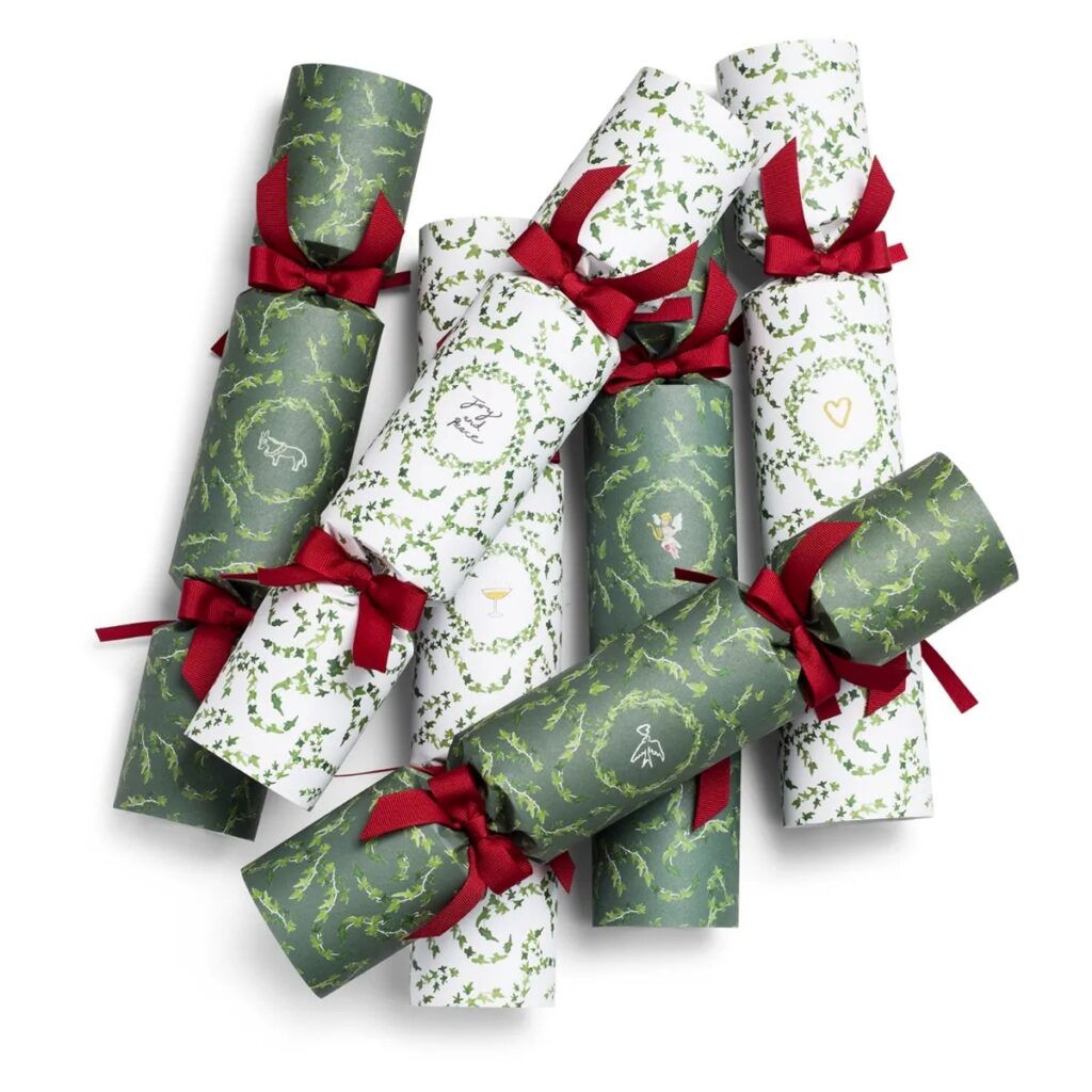 Junior Magazine Joy & Peace Christmas Crackers (6) plastic free contents, £45.00, Daylesford