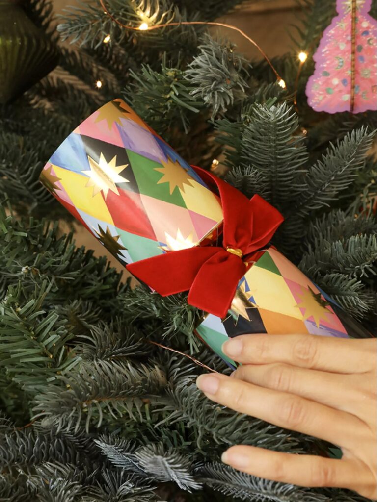 Junior Magazine Harlequin Christmas Crackers (6) non plastic contents, £25.00, Selfridges