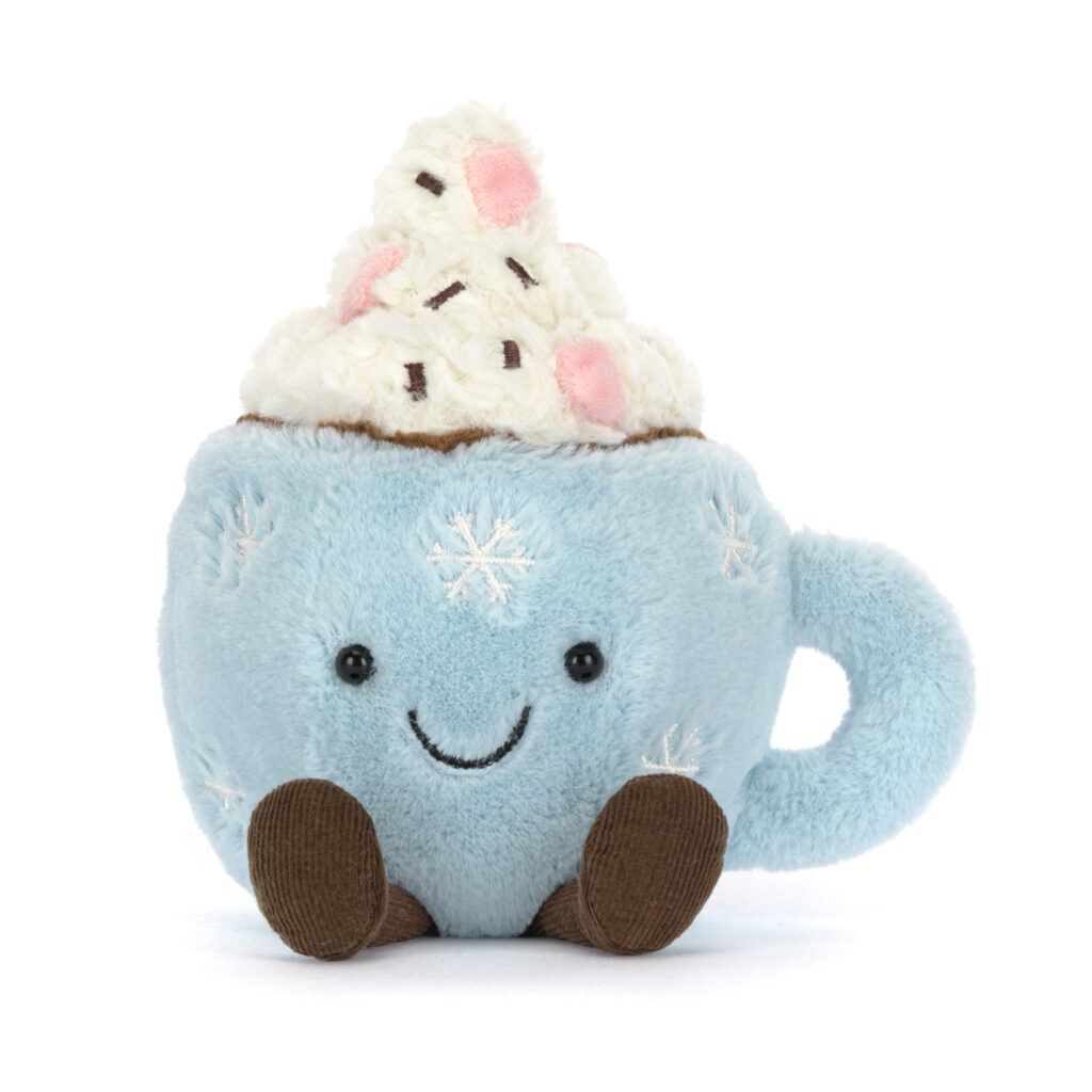Junior Magazine Amuseables Hot Chocolate with Marshmallows, £33, Jellycat