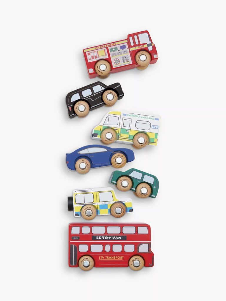 Junior Magazine London Toy Car Set, £24.95, Le Toy Van