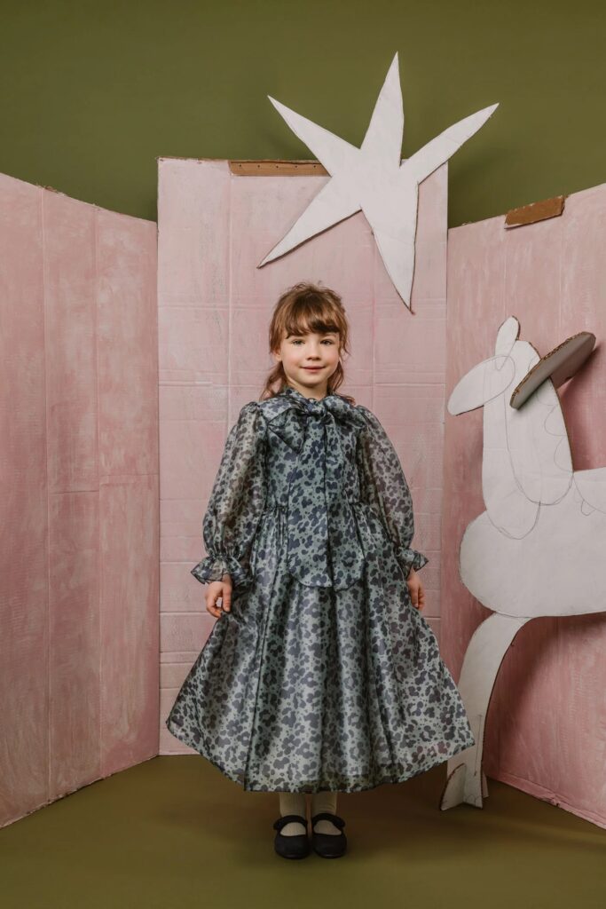 Junior Magazine Chiffon Maxi Dress, €210, 6-16yrs, Paade Mode