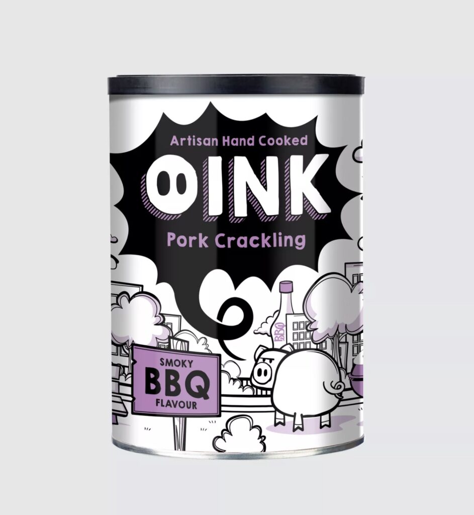 Junior Magazine Oink BBQ Pork Scratching Tub, £9.95, John Lewis