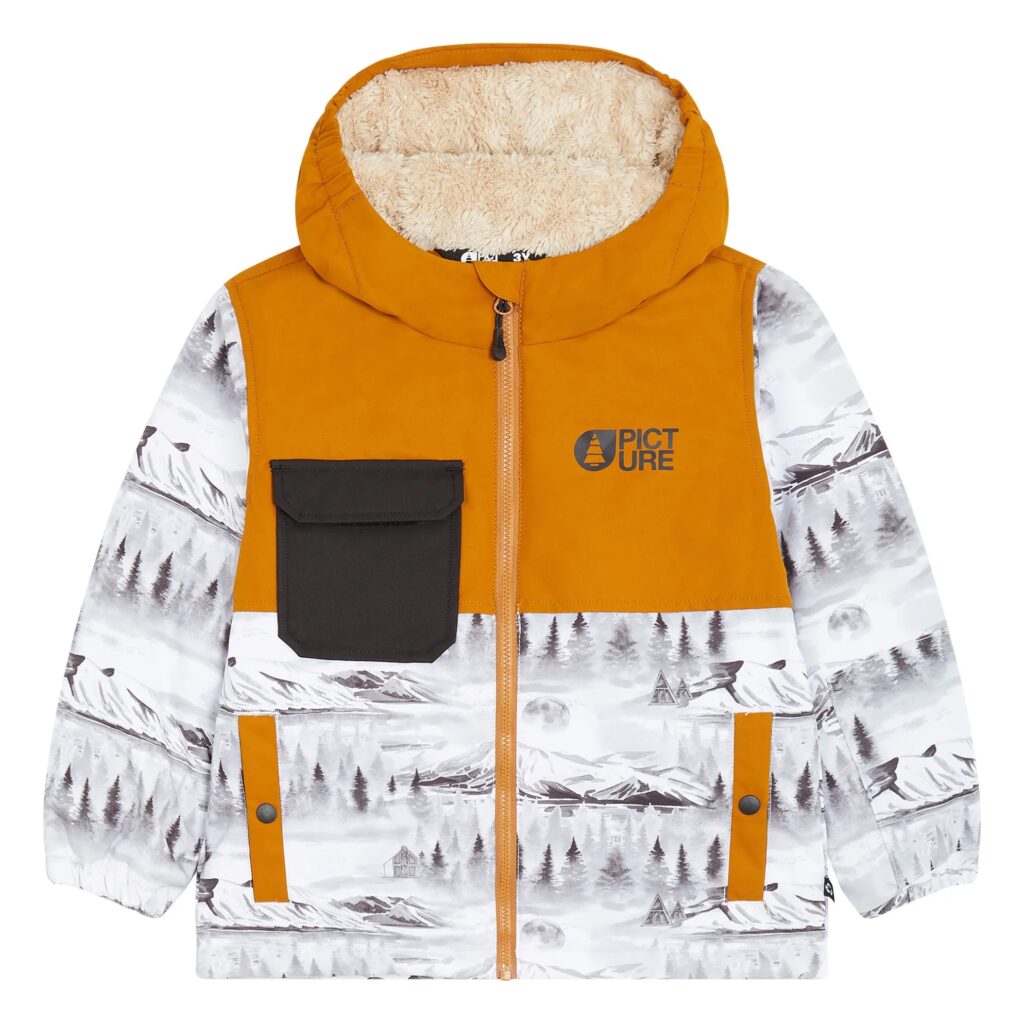 Junior Magazine Picture Snowy Recycled Ski Jacket, £105, Smallable