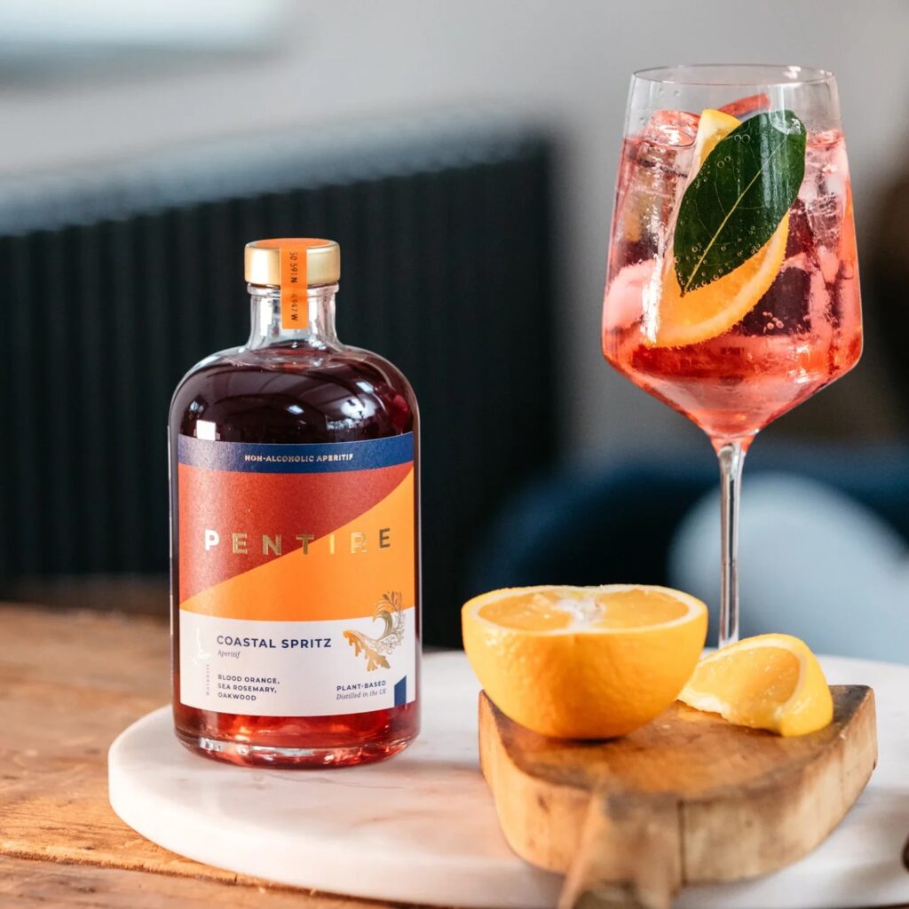 Junior Magazine Pentire Coastal Spritz Non-Alcoholic Spirit, £28 for 700ml