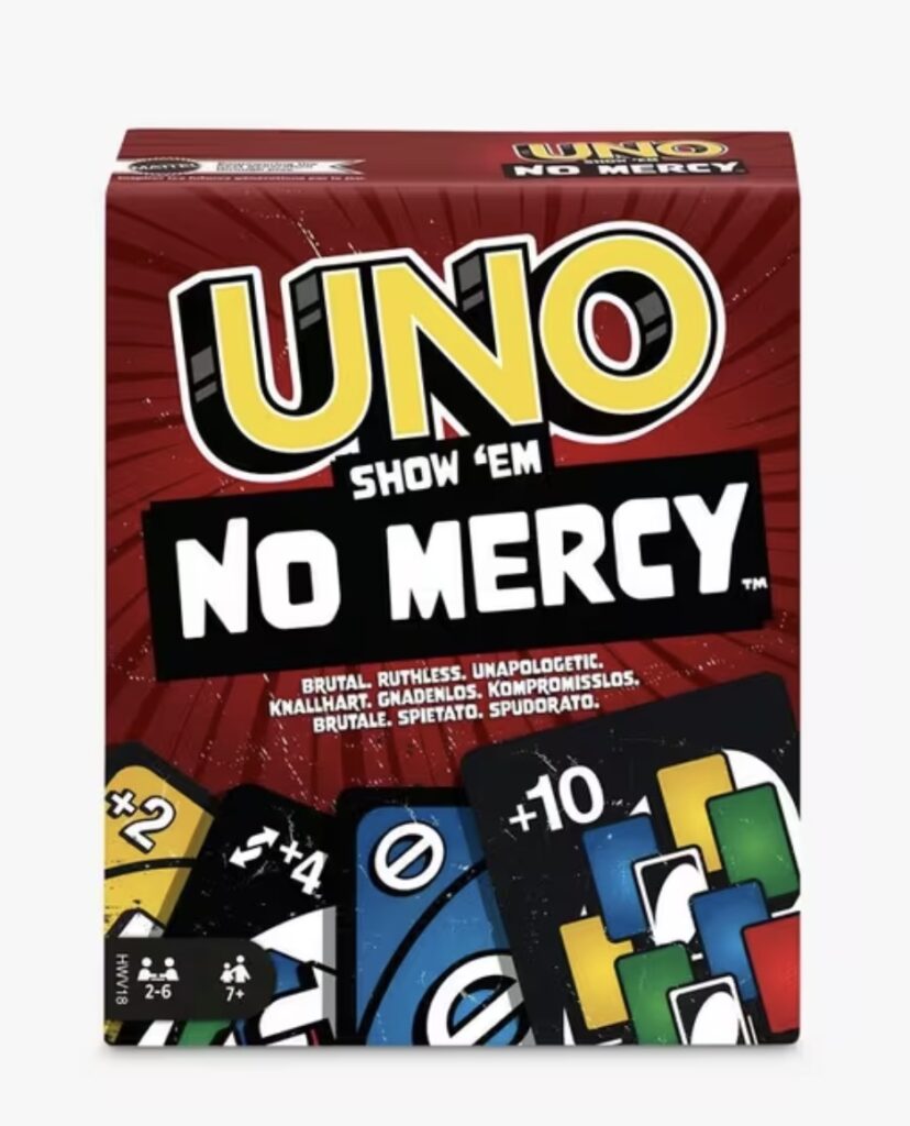 Junior Magazine Mattel UNO Show ’em No Mercy Game, £5.99, John Lewis