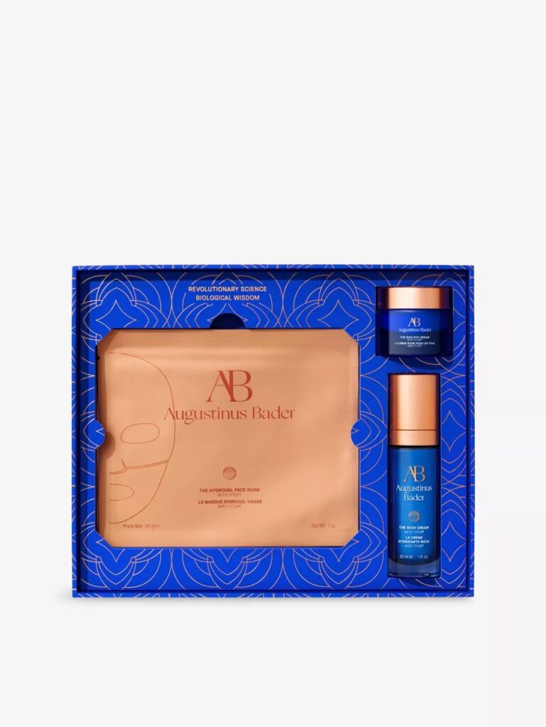 Junior Magazine Augustinus Bader The Rich Renewal Trio Gift Set, £290, Selfridges