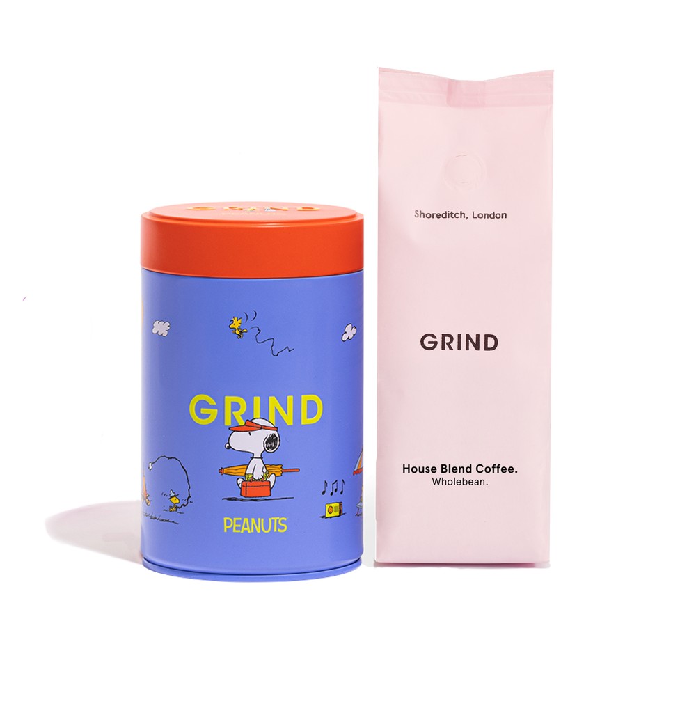 Junior Magazine Grind x Peanuts Tin of Coffee, £14.95, Grind