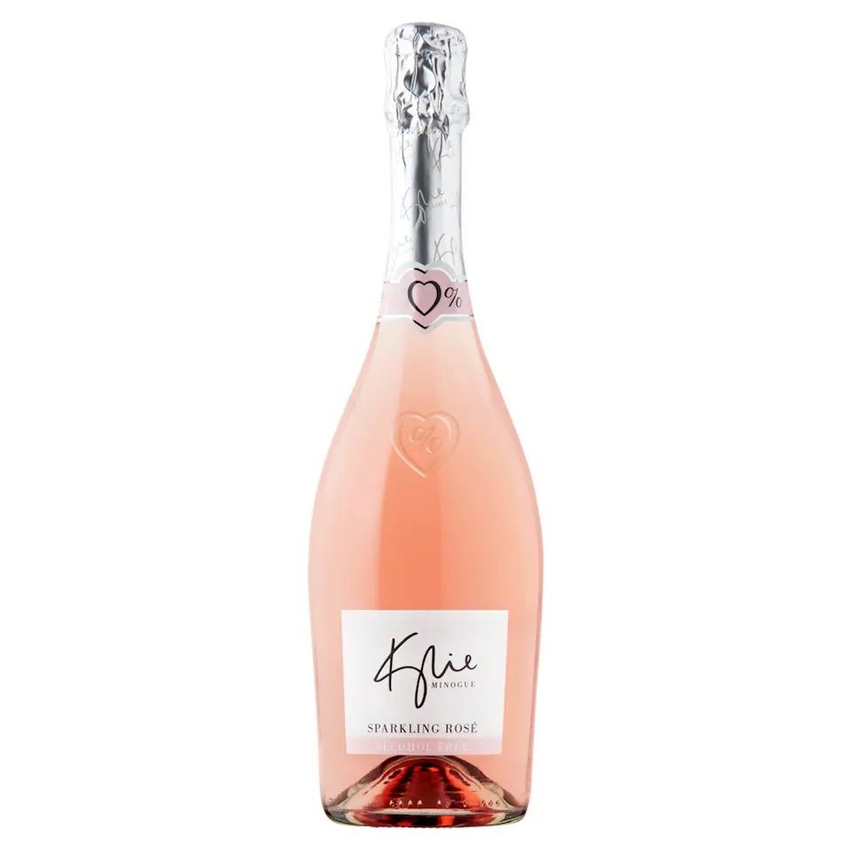 Junior Magazine Kylie Minogue Alcohol Free Sparkling Rose Wine Based Drink, £6.25 for 75cl