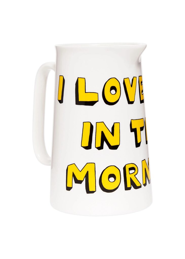 Junior Magazine I LOVE YOU IN THE MORNING JUG, £75, Bella Freud