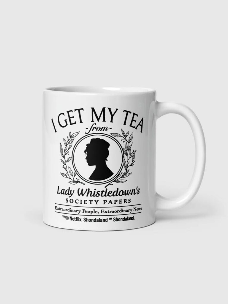 Junior Magazine Lady Whistledown Mug, £15, Netflix Shop