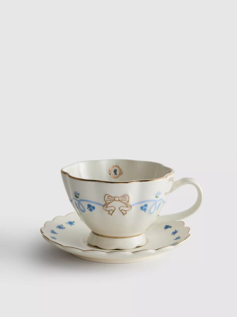 Junior Magazine Bridgerton Teacup and Saucer, £9, Primark