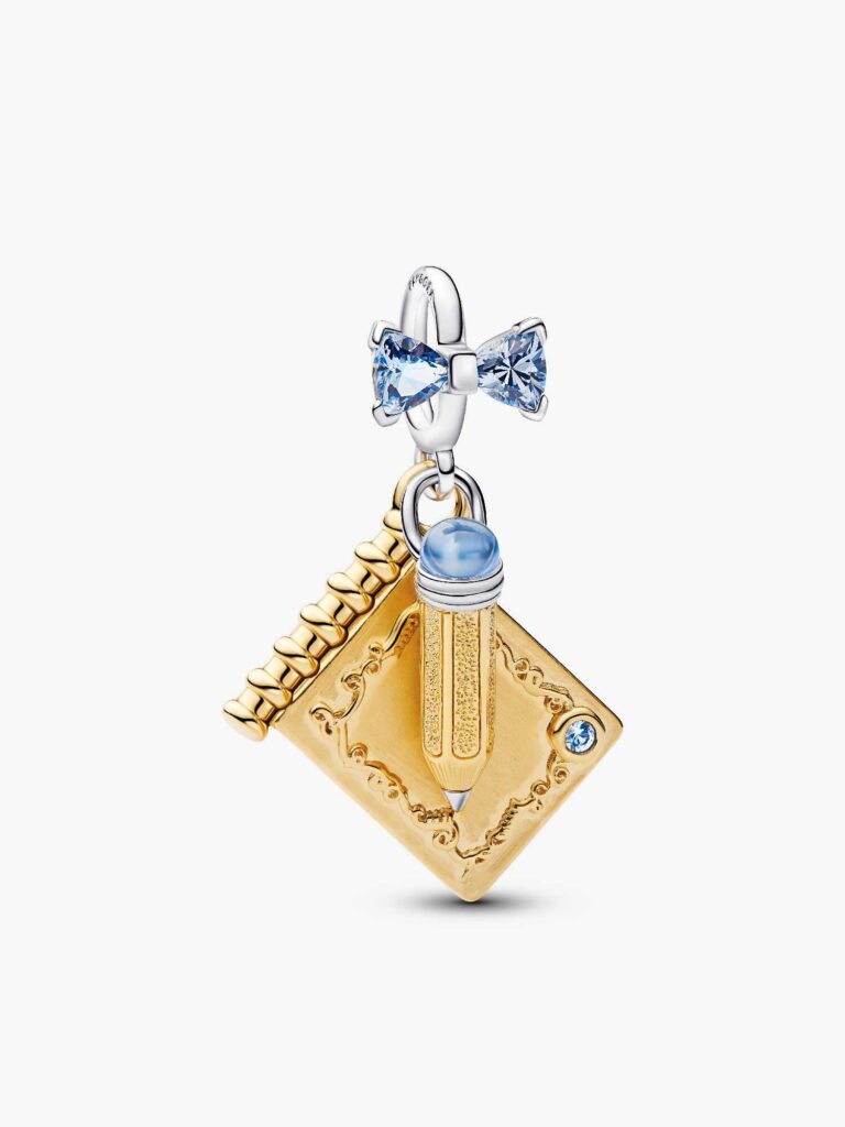 Junior Magazine Bridgerton Dance Card & Pencil Dangle Charm, £95, Pandora