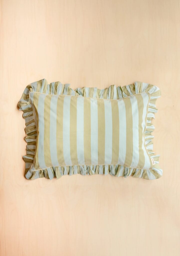 Junior Magazine Pair of Frilled Pillow Cases, £59, TBCo.
