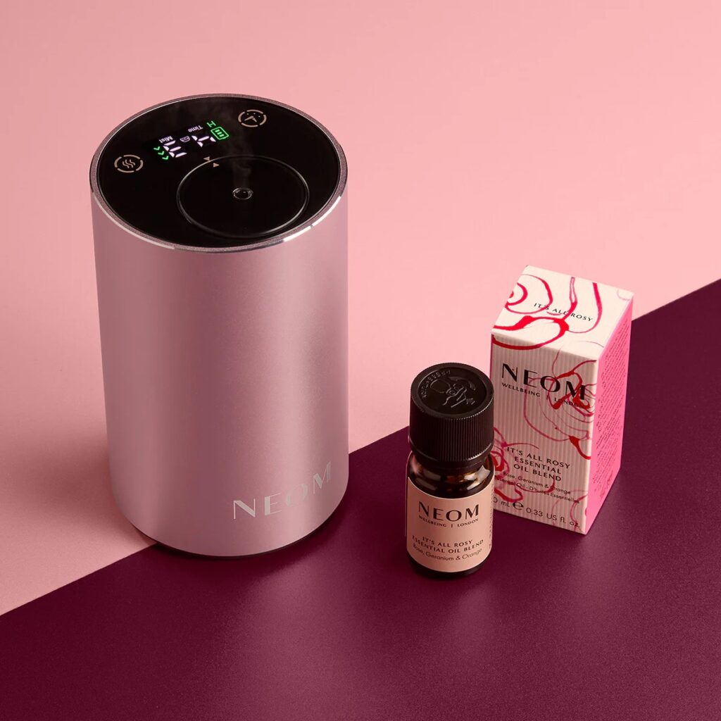 Junior Magazine Wellbeing Pod Mini+ Waterless Essential Oil Diffuser in Pink, £69, NEOM