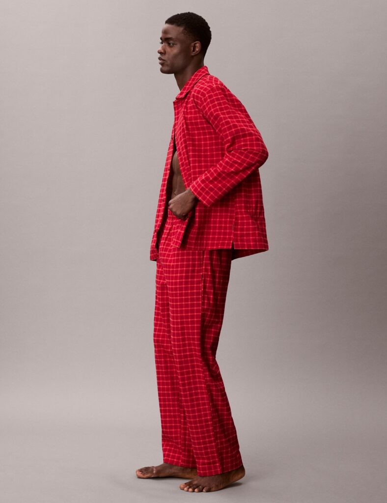 Junior Magazine Calvin Klein Pure Brushed Cotton Checked Pyjama Set, £95, Marsk & Spencer