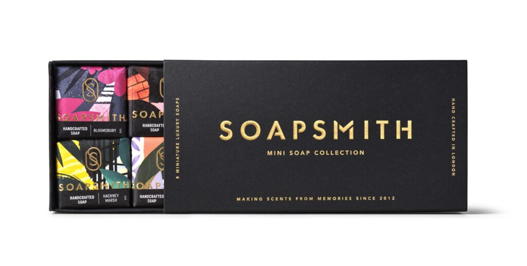 Junior Magazine Mini Soap Collection Gift Box, £35, Soapsmith