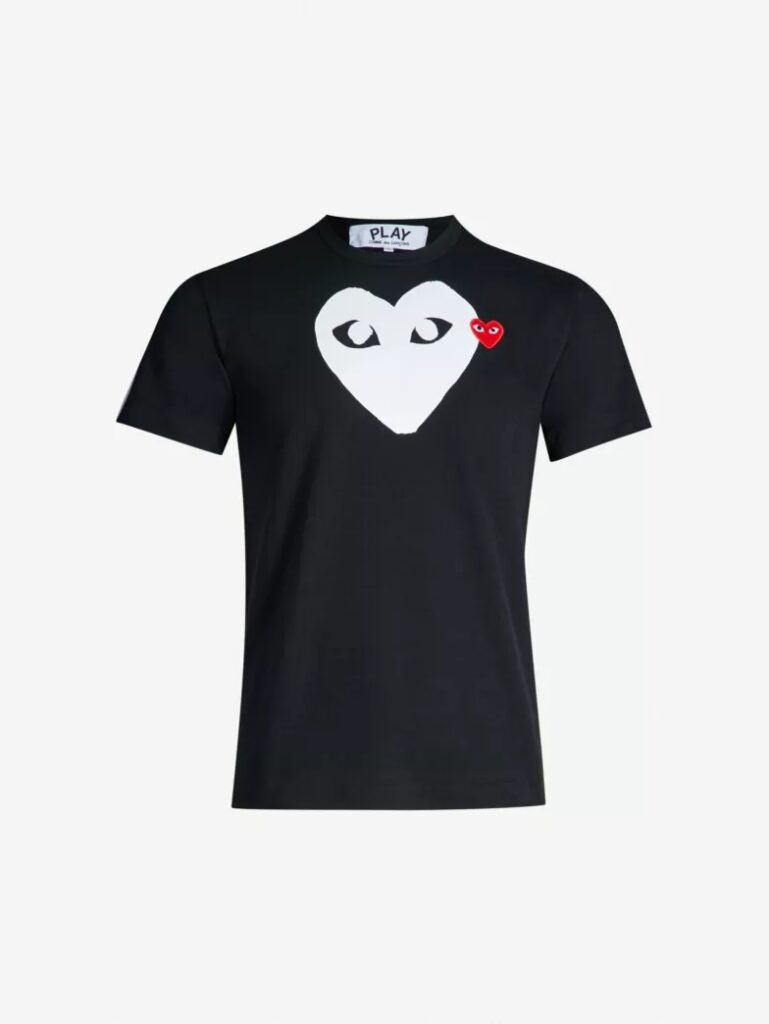 Junior Magazine Comme des Garcons Play Cotton heart Logo T-shirt, £80, Selfridges