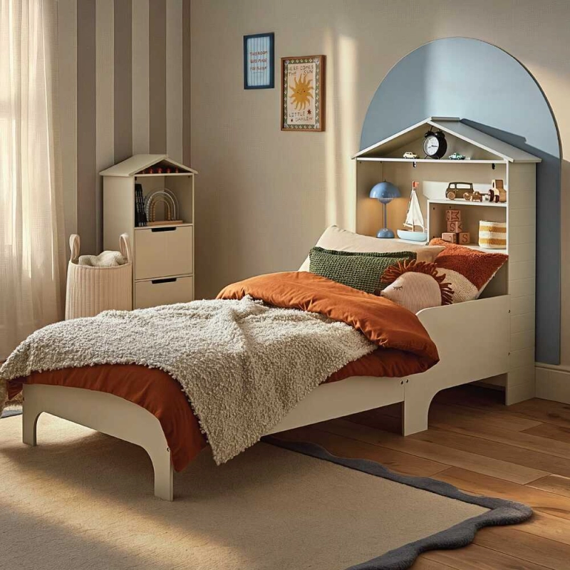 Junior Magazine Play House Single Bed with Storage, £199, CuddleCo.