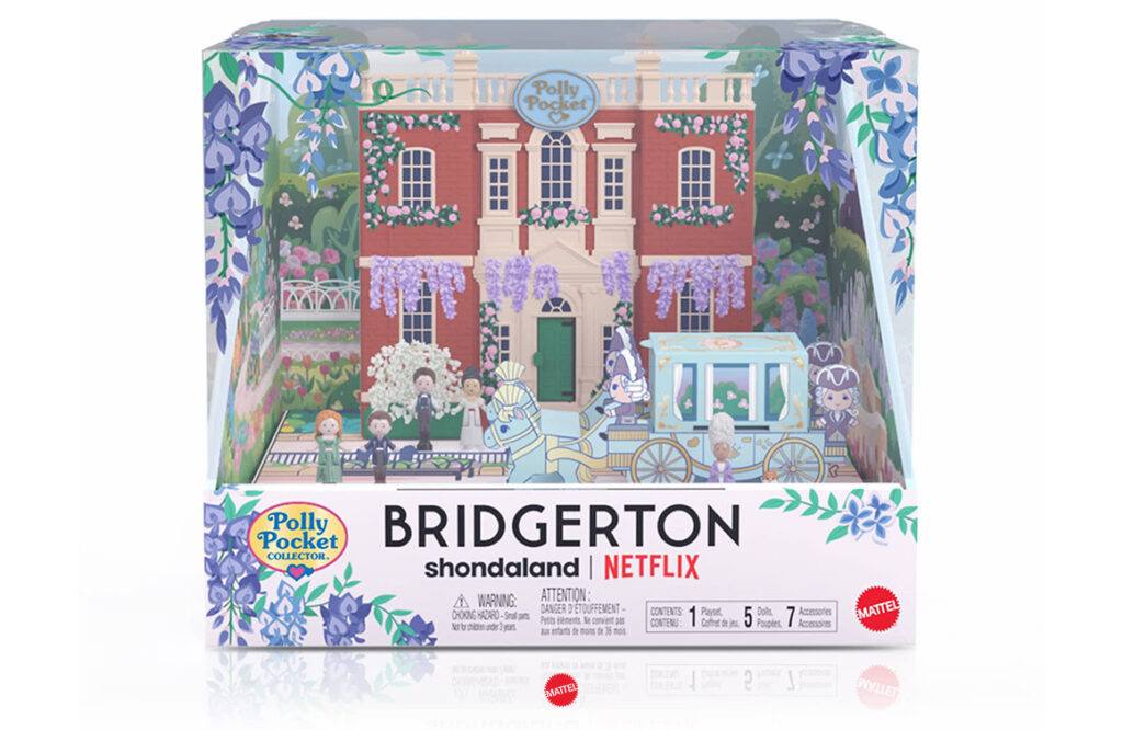 Junior Magazine Bridgerton Playset Polly Pocket, £49, Mattel at Netflix Shop (pre-order for April release)