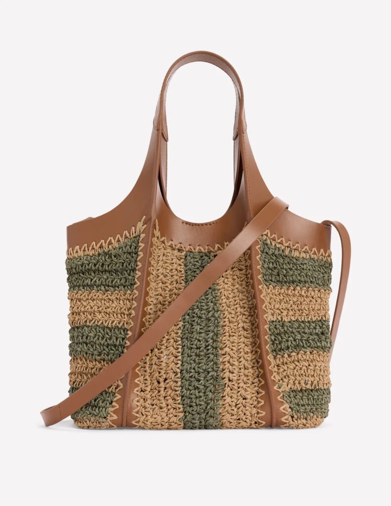 Junior Magazine Straw Tote, £119, Boden