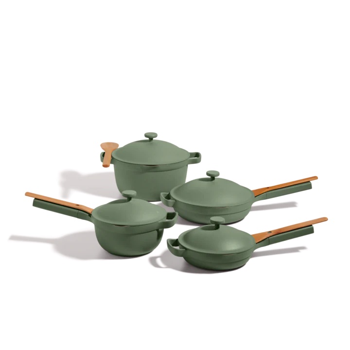 Junior Magazine Cookware set (13 piece), £275, Our Place