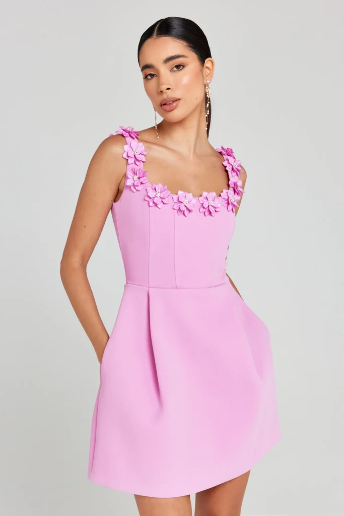 Junior Magazine Cindy Mini Dress, £345, Nadine Merabi