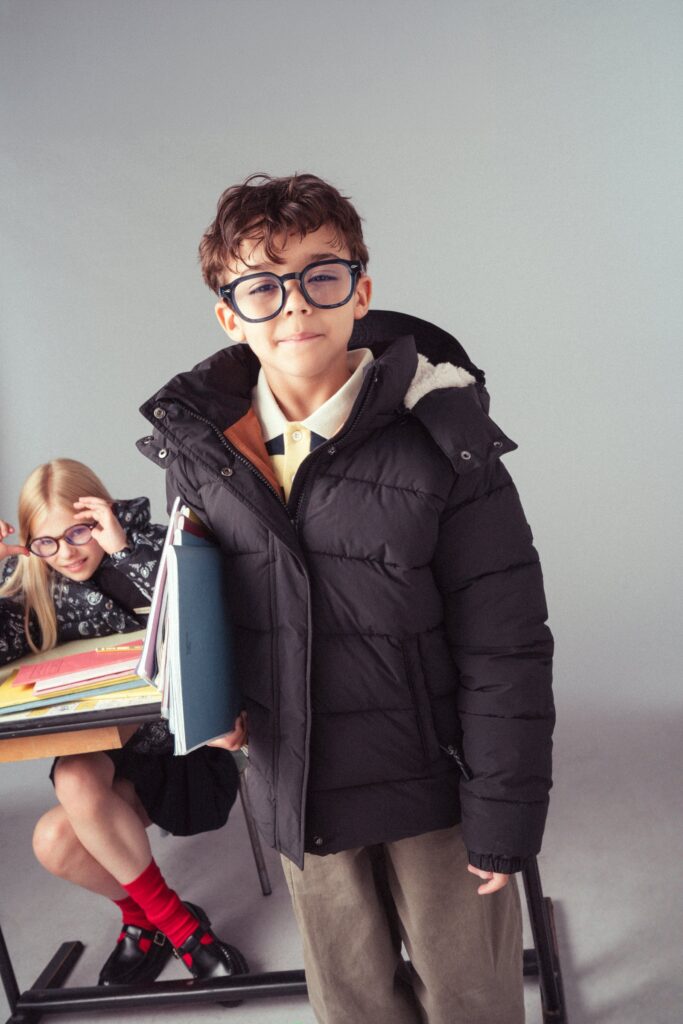Junior Magazine Black Eco Wild Lunar Puffer, £125, Toastie