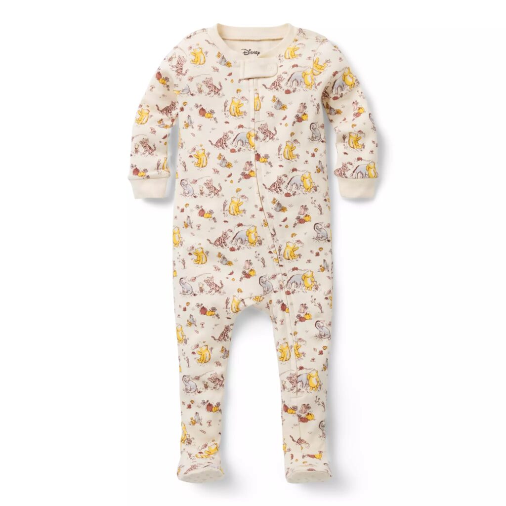 Junior Magazine Disney Winnie The Pooh  Baby Organic Cotton Footed Pyjama, £59, Janie and Jack
