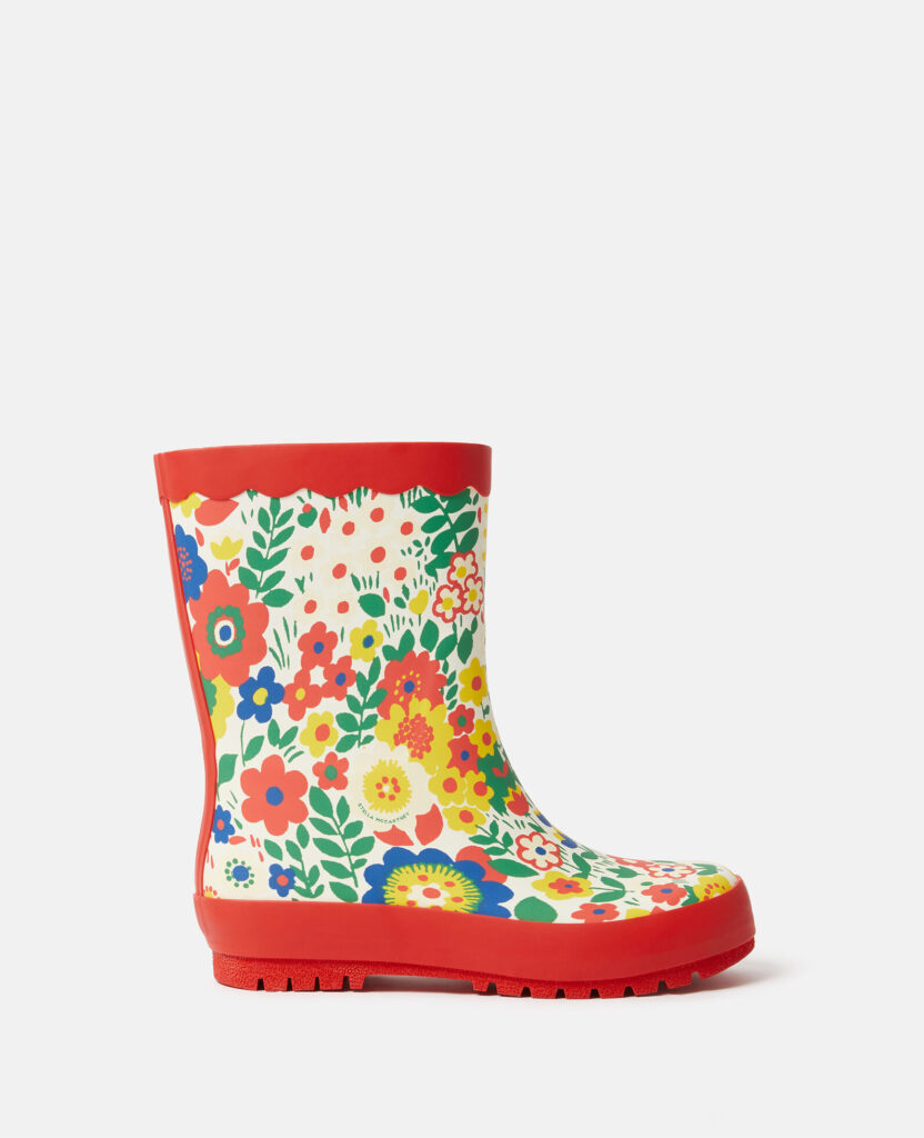 Junior Magazine Floral Print Rain Boots, £95, Stella McCartney Kids