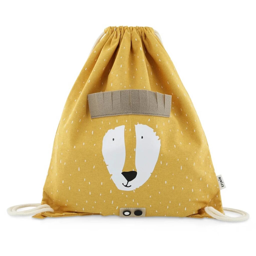 Junior Magazine Trixie Mr. Lion Drawstring Gym Bag, £20, Smallable