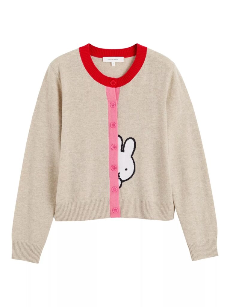 Junior Magazine Chinti & Parker Miffy Peak Wool Rich Cardigan, £140 John Lewis