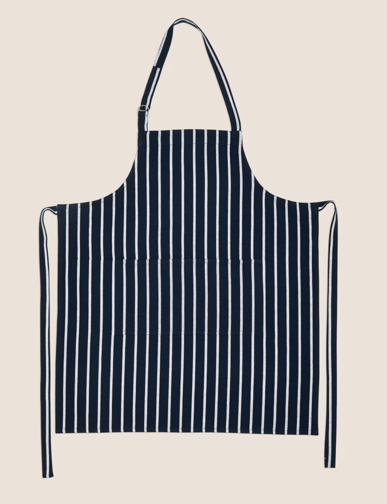 Junior Magazine Pure Cotton Striped Apron, £8, M&S