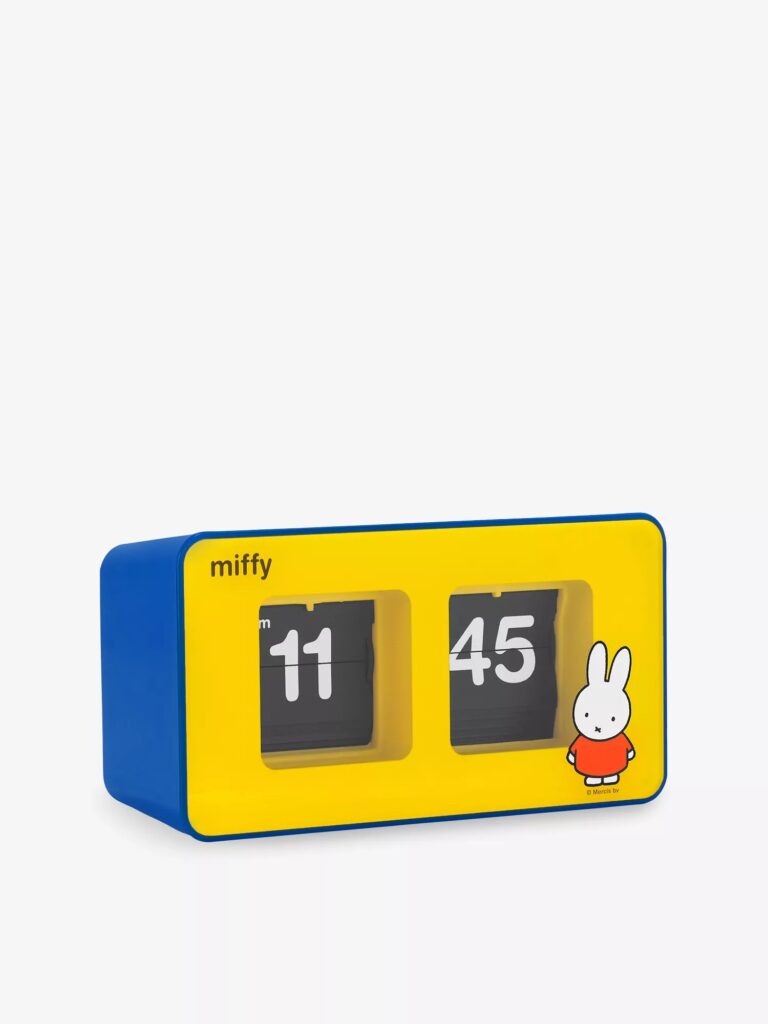 Junior Magazine RETROSPEKT Miffy Flip Clock, £55, Selfridges