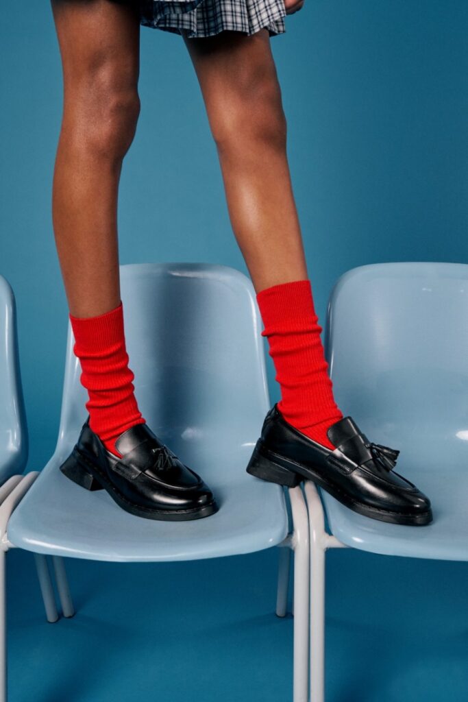 Junior Magazine Cristal Tassel Loafers, £60, BLCK.B