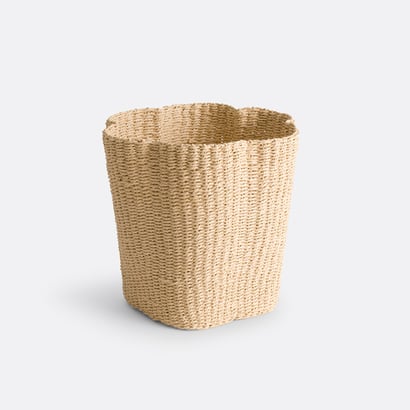 Junior Magazine Woven Wastepaper Basket, £44.99, La Redoute
