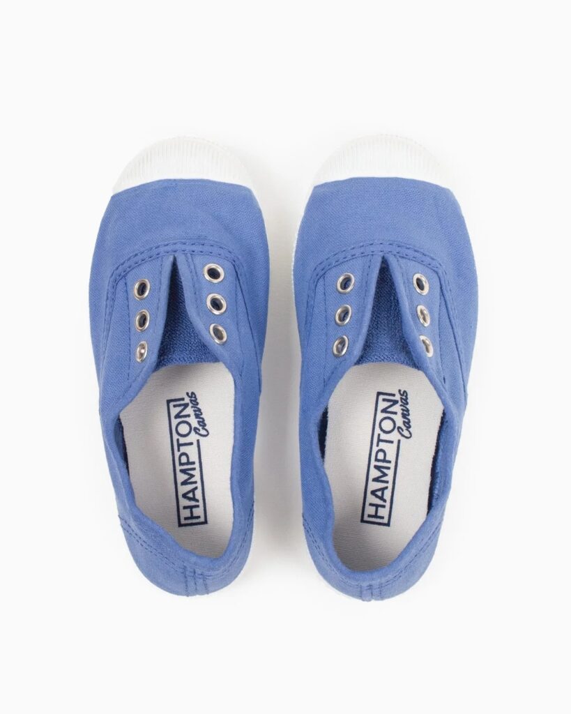 Junior Magazine Hampton Canvas Plum Plimsolls, from £32, Trotters