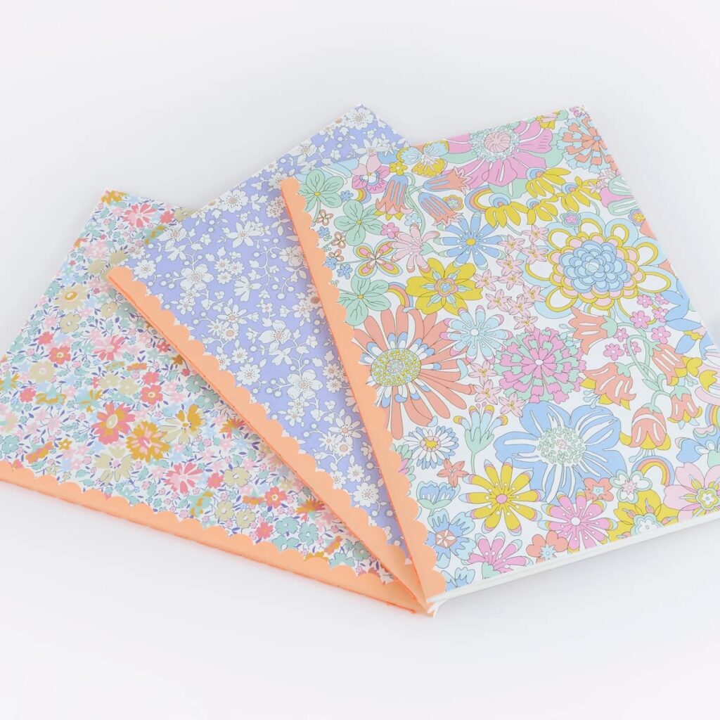 Junior Magazine Meri Meri x Liberty Notebooks, £20 for 3, Meri Meri