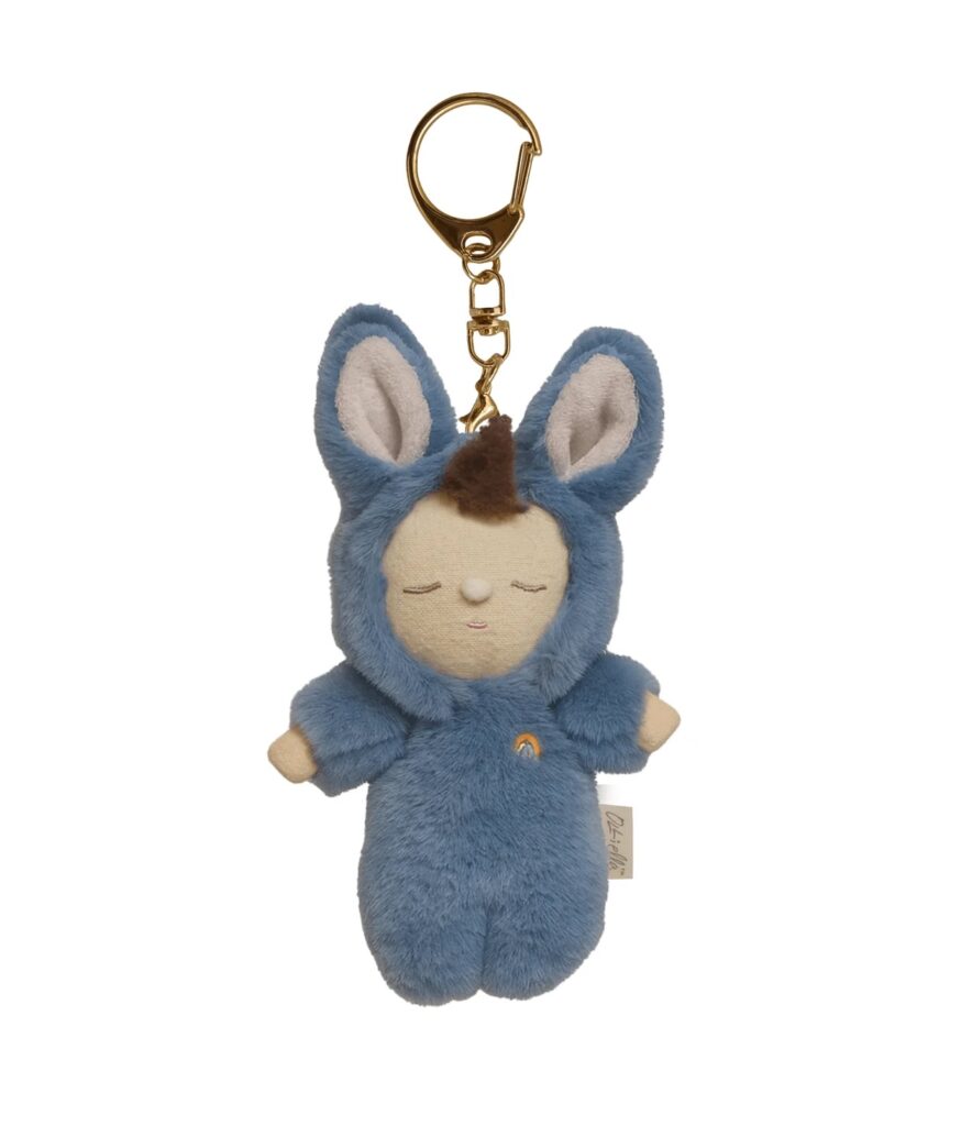 Junior Magazine Cozy Bag Charm in Bunny Twiggy, £19.90, Dinkkum Dolls