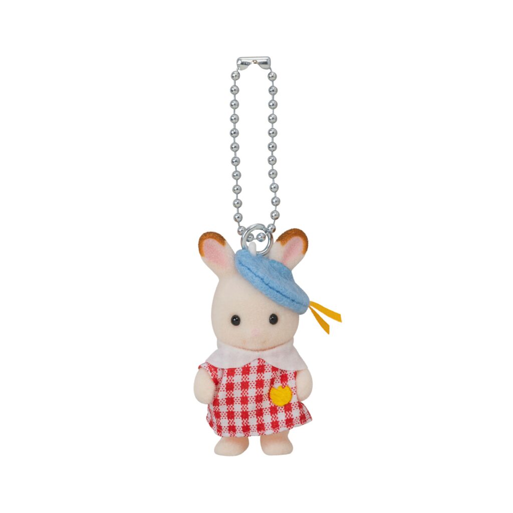 Junior Magazine Nursery Chocolate Rabbit Baby Key Chain, £12.99, Sylvanian Families